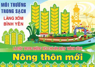 Ban hành tiêu chí xã nông thôn mới kiểu mẫu