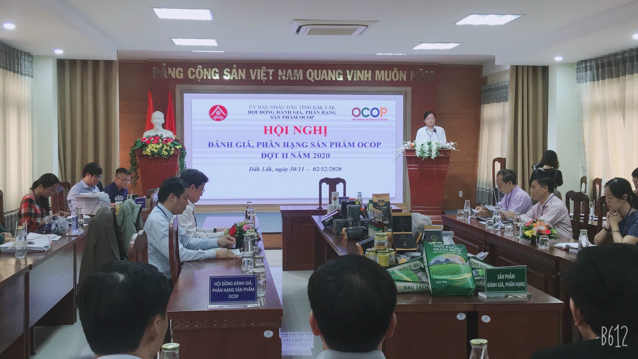 ĐÁNH GIÁ, PHÂN HẠNG SẢN PHẨM OCOP ĐỢT 3/2020 TỈNH ĐẮK LẮK