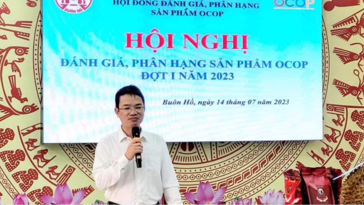 HỘI NGHỊ ĐÁNH GIÁ, PHÂN HẠNG SẢN PHẨM OCOP TX. BUÔN HỒ ĐỢT I, NĂM 2023
