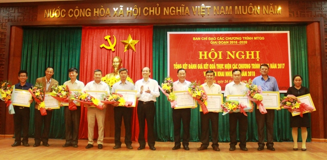 Hội nghị tổng kết các chương trình mục tiêu quốc gia năm 2017 và Triển khai nhiệm vụ thực hiện Chương trình MTQG Xây dựng nông thôn mới năm 2018.