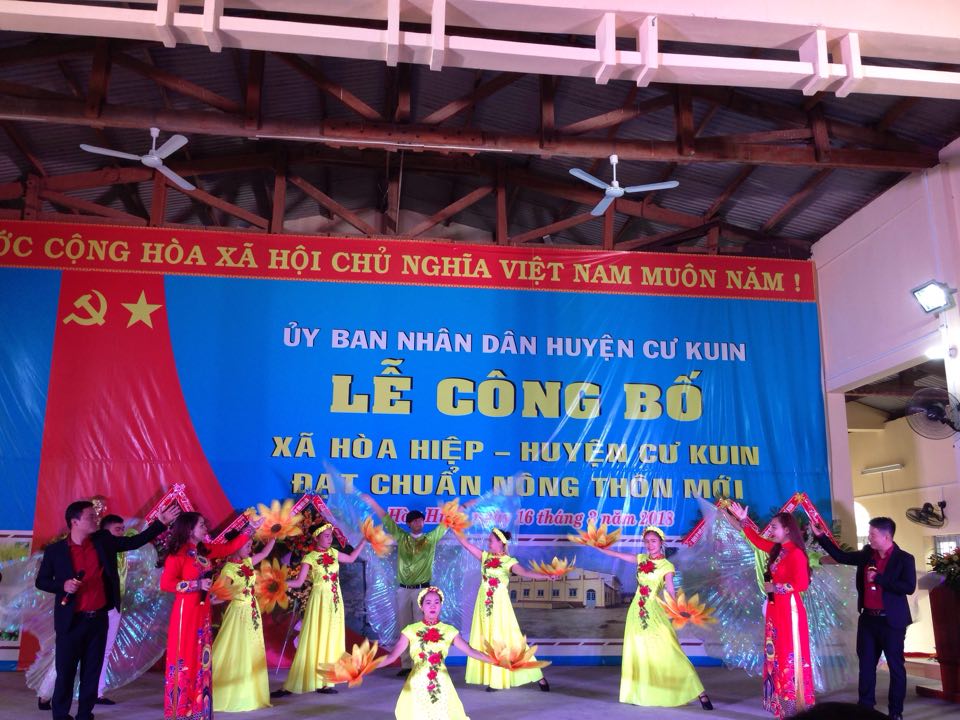 Lễ công bố xã Cư Kuin đạt chuẩn nông thôn mới năm 2017